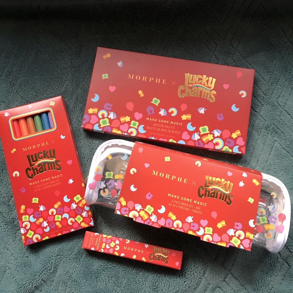 Morphe x Lucky 🍀 Charms Full collection Set NWT